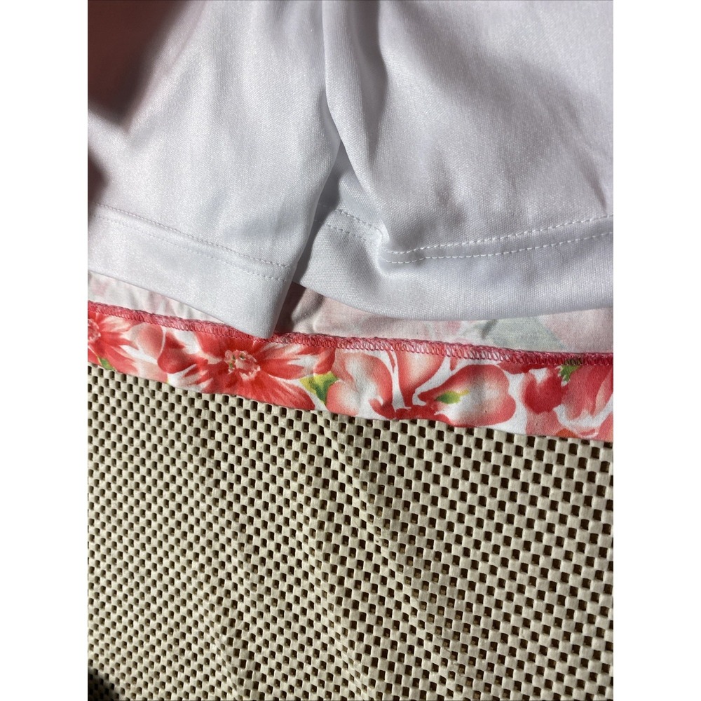 EP PRO Ladies sz 8 Tennis Golf Pickleball athletic skort zipper floral flower - Picture 4 of 7